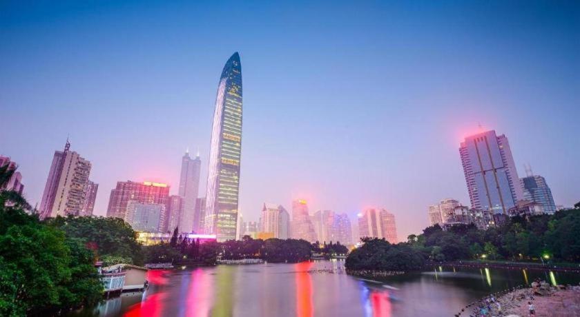 Shang Pin Hotel Shenzhen Futian Exhibition Branch Exterior foto